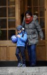 Hamburg 9 april 2013
Damian v d Vaart wordt door de nanny/aupair naar school gebracht
Peter Smulders bv