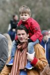 Amsterdam 13 april 2013
Jan-Hein Kuijpers  met zijn zoon op zijn schouders
Peter Smulders bv