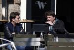 Amsterdam 3 april 2013
Jeroen v d Boom en Beau v Erven Dorens op terras.
Peter Smulders bv