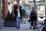 Amsterdam 7 april 2013
Jim Bakkum en Bettina Holwerda achter kinderwagen.
Peter Smulders bv