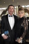 Amsterdam 13 april 2013
Gala voor Ronald Mc Donald in het okura. 
Joke de Kruijf met een vriend
Peter Smulders bv