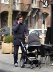 Amsterdam 28 maart 2013
Kai lerby en Jacob Krabbe op terras met hun kinderwagens.
Peter Smulders bv