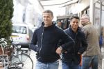 Amsterdam 13 april 2013
Khalid Boulahrouz met zijn beste vriend op de pc hooftstraat.
Peter Smulders bv