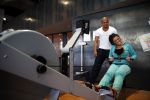 Amsterdam 29 maart 2013
Laura Ponticorvo aan het trainen met personal trainer Oswin Beingsick.
Peter Smulders bv