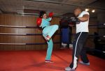 Amsterdam 29 maart 2013
Laura Ponticorvo aan het trainen met personal trainer Oswin Beingsick.
Peter Smulders bv