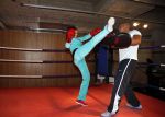 Amsterdam 29 maart 2013
Laura Ponticorvo aan het trainen met personal trainer Oswin Beingsick.
Peter Smulders bv