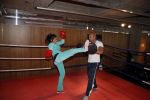 Amsterdam 29 maart 2013
Laura Ponticorvo aan het trainen met personal trainer Oswin Beingsick.
Peter Smulders bv