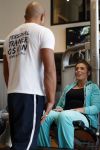 Amsterdam 29 maart 2013
Laura Ponticorvo aan het trainen met personal trainer Oswin Beingsick.
Peter Smulders bv