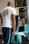 Amsterdam 29 maart 2013
Laura Ponticorvo aan het trainen met personal trainer Oswin Beingsick.
Peter Smulders bv