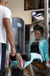 Amsterdam 29 maart 2013
Laura Ponticorvo aan het trainen met personal trainer Oswin Beingsick.
Peter Smulders bv