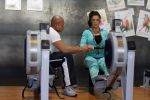 Amsterdam 29 maart 2013
Laura Ponticorvo aan het trainen met personal trainer Oswin Beingsick.
Peter Smulders bv