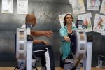 Amsterdam 29 maart 2013
Laura Ponticorvo aan het trainen met personal trainer Oswin Beingsick.
Peter Smulders bv