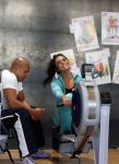 Amsterdam 29 maart 2013
Laura Ponticorvo aan het trainen met personal trainer Oswin Beingsick.
Peter Smulders bv