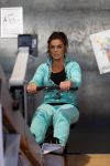 Amsterdam 29 maart 2013
Laura Ponticorvo aan het trainen met personal trainer Oswin Beingsick.
Peter Smulders bv