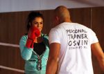 Amsterdam 29 maart 2013
Laura Ponticorvo aan het trainen met personal trainer Oswin Beingsick.
Peter Smulders bv
