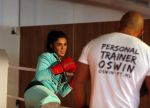 Amsterdam 29 maart 2013
Laura Ponticorvo aan het trainen met personal trainer Oswin Beingsick.
Peter Smulders bv