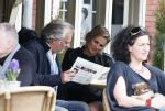 Amsterdam 17 april 2013
Lieke v Lexmond   met haar manager Frank Wisse op terras bij Joffers
Peter Smulders bv