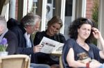 Amsterdam 17 april 2013
Lieke v Lexmond   met haar manager Frank Wisse op terras bij Joffers
Peter Smulders bv