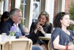 Amsterdam 17 april 2013
Lieke v Lexmond   met haar manager Frank Wisse op terras bij Joffers
Peter Smulders bv