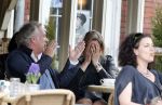Amsterdam 17 april 2013
Lieke v Lexmond   met haar manager Frank Wisse op terras bij Joffers
Peter Smulders bv