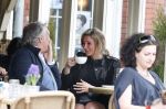 Amsterdam 17 april 2013
Lieke v Lexmond   met haar manager Frank Wisse op terras bij Joffers
Peter Smulders bv