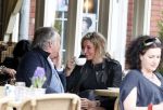 Amsterdam 17 april 2013
Lieke v Lexmond   met haar manager Frank Wisse op terras bij Joffers
Peter Smulders bv
