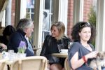Amsterdam 17 april 2013
Lieke v Lexmond   met haar manager Frank Wisse op terras bij Joffers
Peter Smulders bv