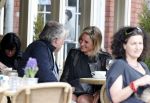 Amsterdam 17 april 2013
Lieke v Lexmond   met haar manager Frank Wisse op terras bij Joffers
Peter Smulders bv