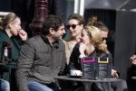 Amsterdam 7 april 2013
Liza Sips op een terras met haar nieuwe vriend Ralph Manheim.
Peter Smulders bv