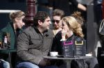 Amsterdam 7 april 2013
Liza Sips op een terras met haar nieuwe vriend Ralph Manheim.
Peter Smulders bv