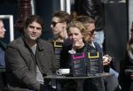 Amsterdam 7 april 2013
Liza Sips op een terras met haar nieuwe vriend Ralph Manheim.
Peter Smulders bv