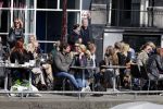 Amsterdam 7 april 2013
Liza Sips op een terras met haar nieuwe vriend Ralph Manheim.
Peter Smulders bv