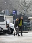 Amsterdam 18 maart 2013
miralem sulejmani met zijn vriendin op straat.
Peter Smulders bv