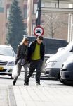 Amsterdam 18 maart 2013
miralem sulejmani met zijn vriendin op straat.
Peter Smulders bv