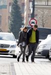 Amsterdam 18 maart 2013
miralem sulejmani met zijn vriendin op straat.
Peter Smulders bv