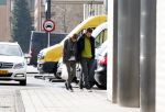 Amsterdam 18 maart 2013
miralem sulejmani met zijn vriendin op straat.
Peter Smulders bv