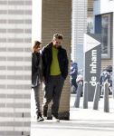 Amsterdam 18 maart 2013
miralem sulejmani met zijn vriendin op straat.
Peter Smulders bv