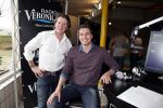 Naarden 15 april 2013
Pieter v d Hoogenband bij radio uitzending Veronica met als dj Erik de Zwart.
Peter Smulders bv