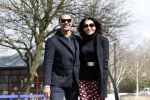 Amsterdam 18 april 2013
Ruud Gullit en zijn vriendin Maggie Jiminez in het amstelpark.
Peter Smulders bv