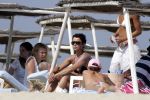 St Tropez 23 juli 2004
Harry Mens met zijn ex vrouw Suze Mens en 3 kinderen bij club 55 in  St Tropez.
Peter Smulders bv
