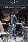 Amsterdam 28 maart 2013
Sven Kramer op zijn fiets in amsterdam zuid.
Peter Smulders bv