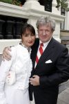 Amsterdam 11 juli 2004
Modeshow Wolford in het Amstel Hotel.  
Willibrord Frequin met vriendin Suzanne