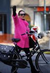 Amsterdam 17 maart 2015
Ans Markus op de fiets.
