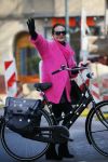 Amsterdam 17 maart 2015
Ans Markus op de fiets.