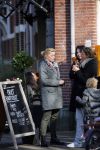 Amsterdam 13 maart 2015   
Bridget Maasland in Amterdam zuid met een paar vriendinnen