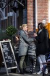 Amsterdam 13 maart 2015   
Bridget Maasland in Amterdam zuid met een paar vriendinnen