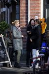 Amsterdam 13 maart 2015   
Bridget Maasland in Amterdam zuid met een paar vriendinnen