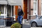 Amsterdam 31 maart 2015
Camiel Eurlings op straat in Amsterdam .