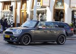 Amsterdam 11 maart 2015    
Caroline Tensen in haar mini cooper cabrio.