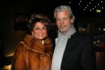 Hilversum 26 maart 2015
Gala stichting hulphond in studio 21.  
Christine Kroonenberg met vriend